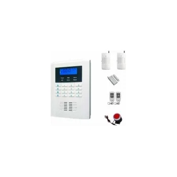Ip-ap021 - безжична, gsm аларма за дома, 2.1" lcd дисплей, клавиатура, 2 обемни датчика за движение, 1 МУК за врата, 2 дистанционни (ip-ap021)