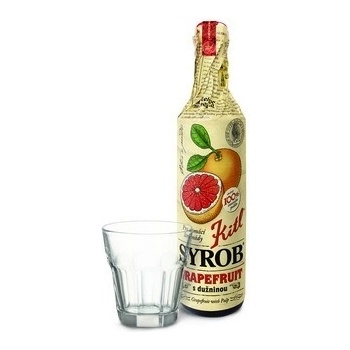 Kitl Syrob Grapefruit s dužinou 0,5 l + pohárik zadarmo