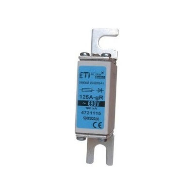 Nožová poistka ETI 004721114 S00CUQ2/80 100A gR 690V ( S000UQ2/80/100A/690V )