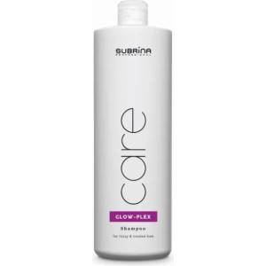 Subrina Шампоан Subrina Professional GLOW-PLEX, за хвойна и третирана коса, блясък, 1000 мл