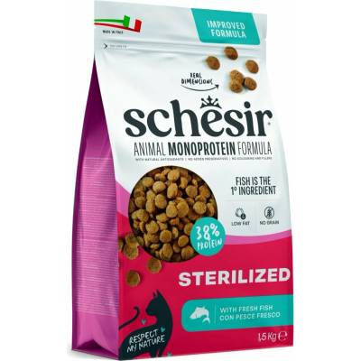 Schesir Cat Sterilized Animal Monoprotein Formula ryby 1,5 kg