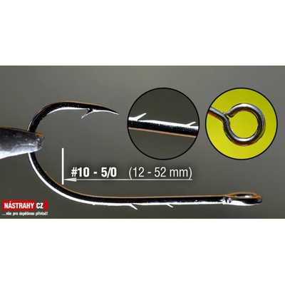 REDBASS Spinning & Cheburashka hooks 825 Sickle vel.8 25 ks