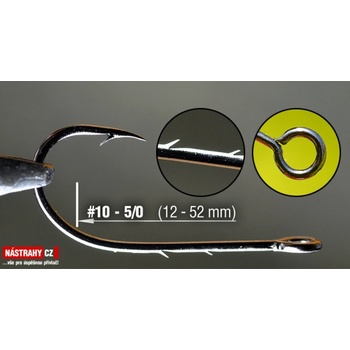 REDBASS Spinning & Cheburashka hooks 825 Sickle vel.6 10 ks