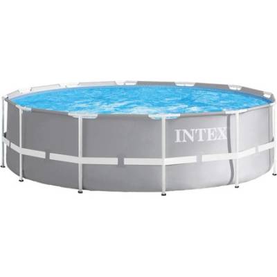 Intex Комплект басейн с филтърна помпа, с метална рамка 366x76 см INTEX PRISM FRAME POOL 26712