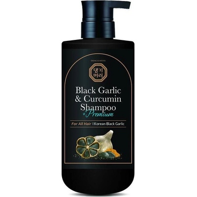Doori Cosmetics Премиум анти-ейдж шампоан против косопад с Черен чесън и куркумин Doori Black Garlic and Curcumin Shampoo (DI100762)