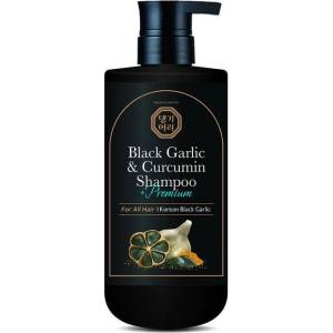 Doori Cosmetics Премиум анти-ейдж шампоан против косопад с Черен чесън и куркумин Doori Black Garlic and Curcumin Shampoo (DI100762) - moiatakozmetika