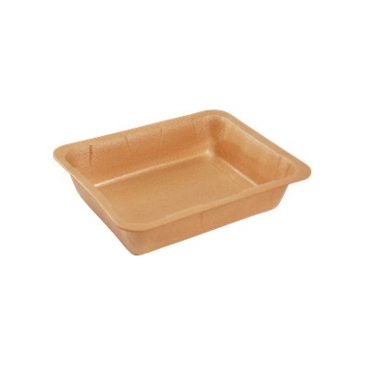 ECOFOL Plastová zatavovací miska XPP 1D hnědá 227x178x50 mm bal/200 ks