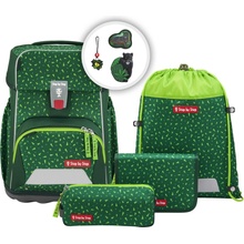 Školská taška Step by Step BASIS, Green Graphics 4 dielny set, AGR certifikát