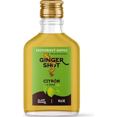 Ginger shot Citrón + med 200 ml