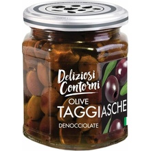 Deliziosi contorni olivy bez kôstky v oleji 195 g