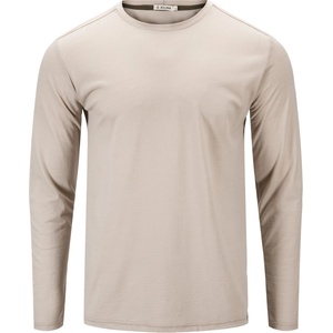 Aclima Мъжко мериносово термобельо Aclima Lightwool 180 Crewneck Merino shirt - Simply Taupe (216-4057-0310)