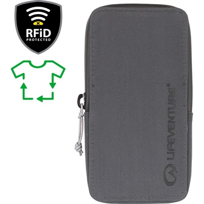 na Telefon a Karty Lifeventure RFiD Phone Wallet Recycled šedé