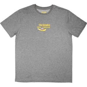 The Beatles Yellow Submarine Mini Sub & Logo Grey M Риза (YSTS54MG02)