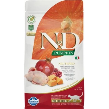 Image 1 of N&D Pumpkin Neutered quail & pomegranate 1,5 kg