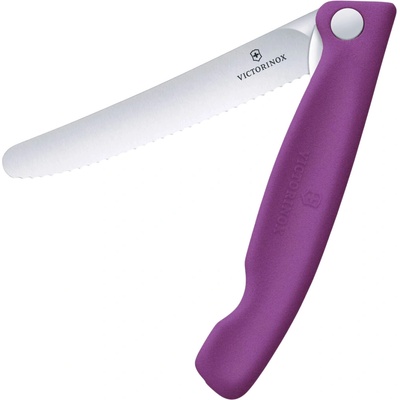 VICTORINOX Skladací desiatový nôž 11 cm Swiss Classic fialový