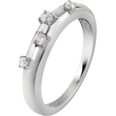 Guess strieborný prsteň s kryštálmi Nuances JSBR04542JWRH
