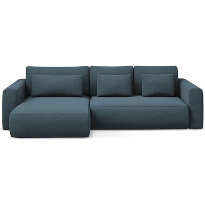 makamii Син разтегателен ъглов диван с място за съхранение (ляв ъгъл) Kapua - Makamii (KAPUA_LCF_M_24_P1_C5)