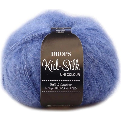 Drops Kid-Silk 39 modrá bouře