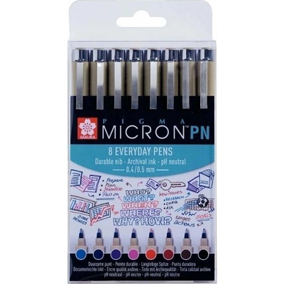 Sakura PIGMA MICRON PN POXSDKPN8 sada 8 barev