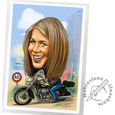 VIKTORIO Karikaturista na svadbu, oslavu, ples, firemný event 4 hodiny Rozmer: A3 (29,7x42cm)