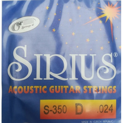 Jednotlivé struny Gorstrings pro sadu Sirius S 350 (.010) Typ struny: D