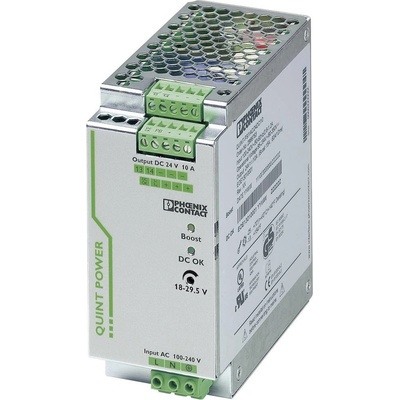 Phoenix Contact QUINT-PS/1AC/24DC/10 sieťový zdroj na montážnu lištu (DIN lištu) 24 V/DC 10 A 240 W Počet výstupov:1 x O