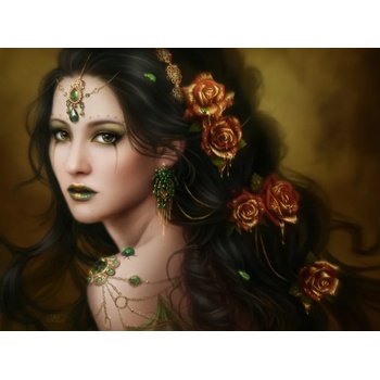 Image 1 of Grafika - Puzzle Ortega: Golden Rose II - 2 000 piese