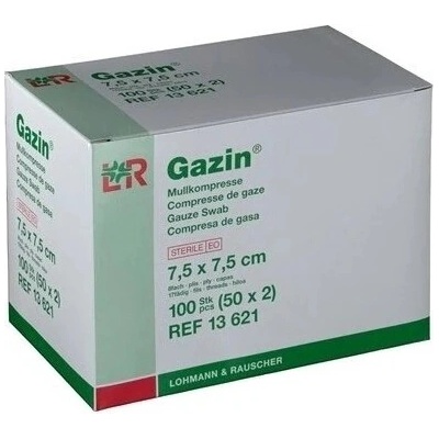 Lohmann & Rauscher Gazin gázové štvorce 7,5cm x 7,5cm sterilné 2ks