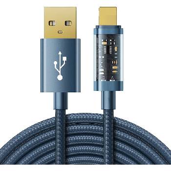 Joyroom SUL012A12 USB - Lightning na nabíjanie / prenos dát, 2,4 A 20 W, 1,2m, modrý