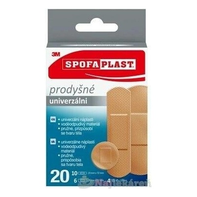 3M Spofaplast č. 176N náplast univerzální mix velikostí 20 ks