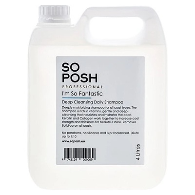 SO POSH Hluboce hydratační šampon Fantastic 4l