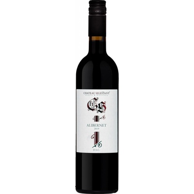 Chateau Selešťany Alibernet 2019 11% 0,75 l (čistá fľaša)
