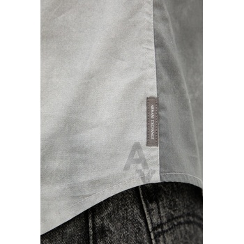 Giorgio Armani Риза Armani Exchange в сиво със стандартна кройка с класическа яка XM001956 AF13184 (XM001956.AF13184)