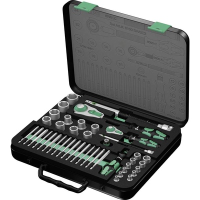 WERA 160785 Ráčnová sada Zyklop, 1/4" / 1/2", metrická - 43 ks