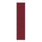 vidaXL Плисирана щора, бордо червена, 45x200 см, ширина на плата 44, 4 см, полиестер (4015251)