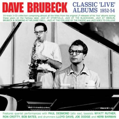 Dave Brubeck - CLASSIC 'LIVE' ALBUMS 1952-54 CD