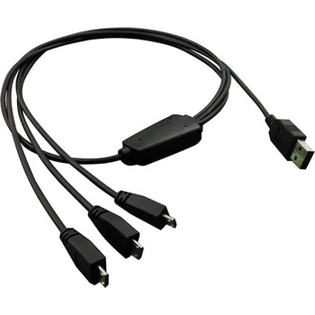 Image 1 of Roline Cable USB2.0 A-3xMicro B, M/M, 0.8m, 11.02. 8306 (11.02.8306)