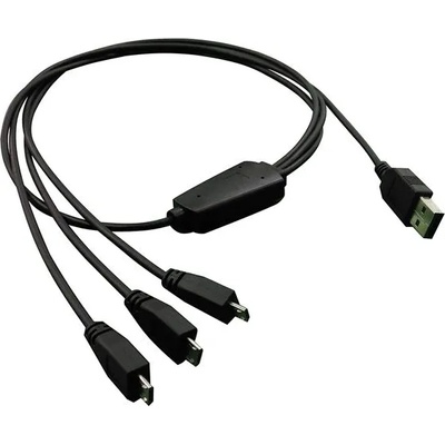 Roline Cable USB2.0 A-3xMicro B, M/M, 0.8m, 11.02. 8306 (11.02.8306)