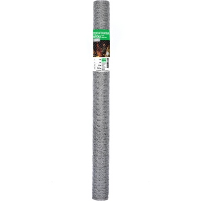 РОСИМА ХЕКСАГОНАЛНА МРЕЖА hobby fence h=1м l=10м 25х25мм 0.8м ПОЦИНКОВАНА (ro81895)