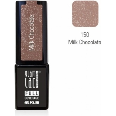 GlamLac Gel lak hnědý 150 Milk Chocolate 6 ml