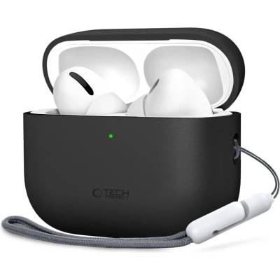 Tech-protect Силиконов калъф Apple AirPods Pro 3 черен