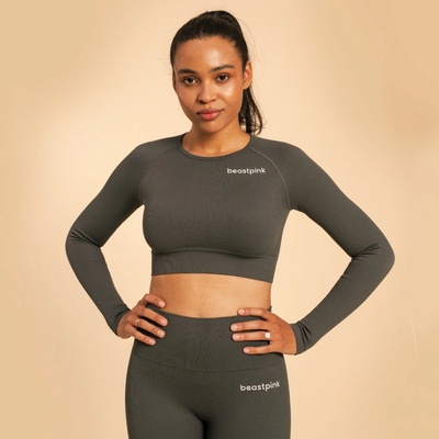 BeastPink Dámske tričko Hyper Crop Top Shadow