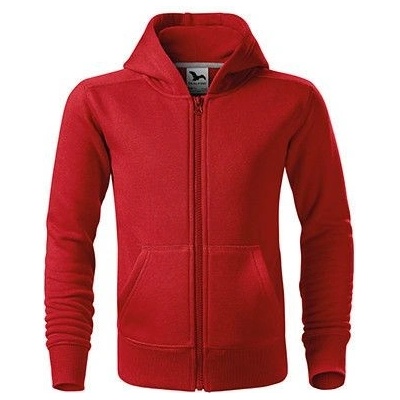 Malfini Trendy Zipper dětská mikina Červená