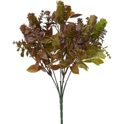 ZELEŇ SUKULENT ZEL-BORDO., DROB. LÍSTKY 33CM