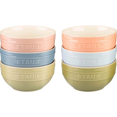 Staub Misky na občerstvenie farebné 14 cm 6 ks