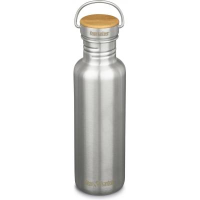Klean Kanteen Бутилка за вода Klean kanteen Reflect with Bamboo Cap Water bottle - Brushed Stainless - размер 800 ml (533-1436-0111)