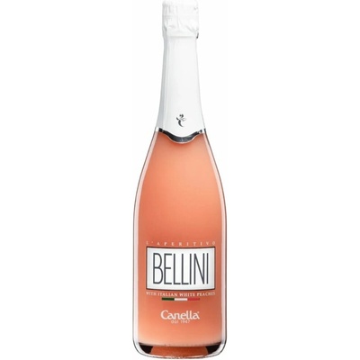 Canella Bellini Kokteil broskyňa 5% 0,75 l (čistá fľaša)