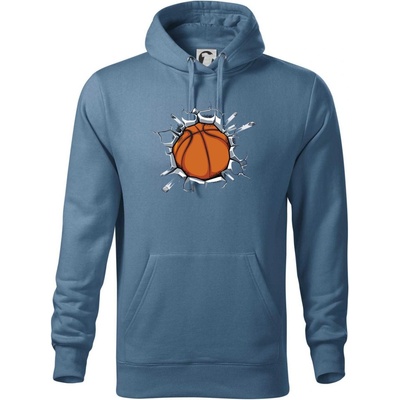 Basketbal míč v triku mikina Cape s kapucí denimm – Hledejceny.cz