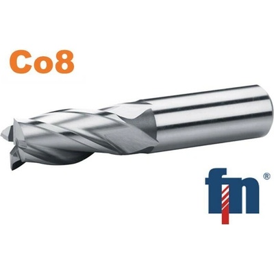 Fréza válcová čelní 9x19mm krátká 4bř. HSS Co8 , 1 zub přes střed , typ N 120508.090