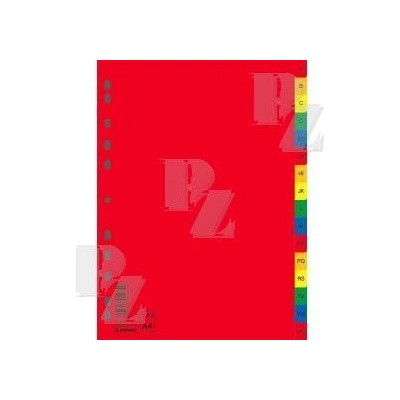Rozdružovač A4 PVC A-Z barevný, Donau